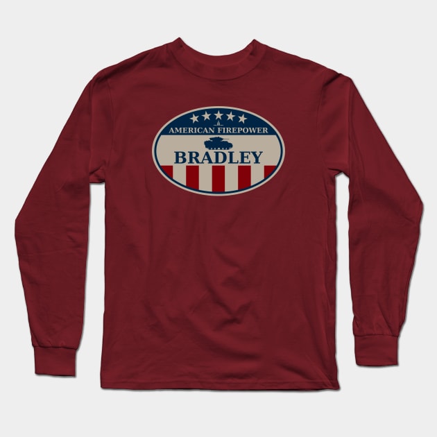 Bradley Fighting Vehicle Long Sleeve T-Shirt by TCP